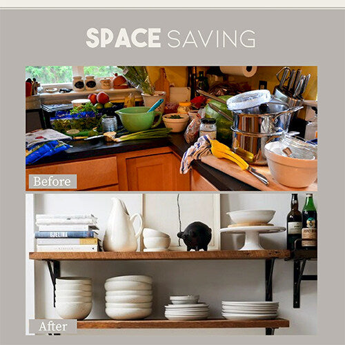 Foldable Wall Shelf Bracket ( 2Pcs)