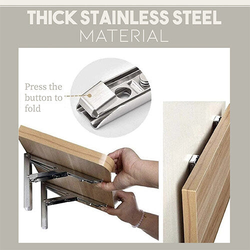 Foldable Wall Shelf Bracket ( 2Pcs)