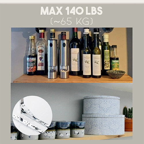 Foldable Wall Shelf Bracket ( 2Pcs)