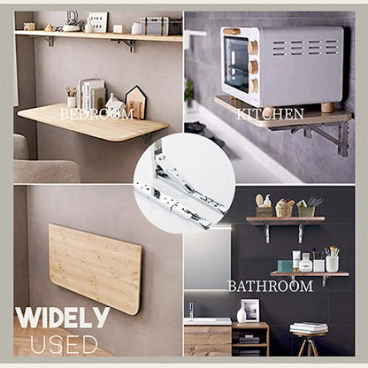 Foldable Wall Shelf Bracket ( 2Pcs)