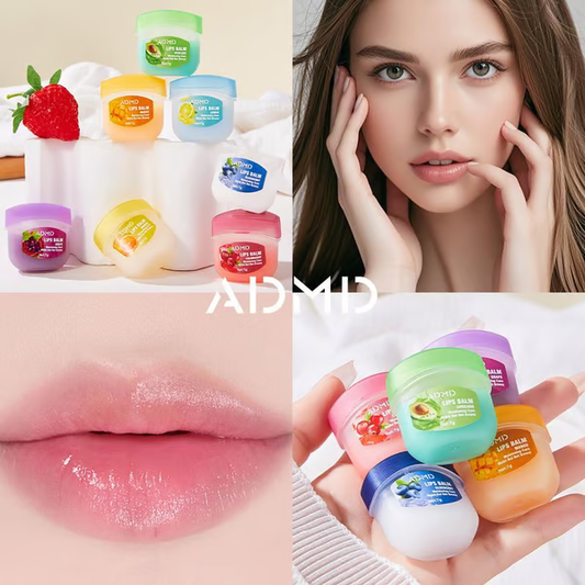 8-Piece Fruity Lip Care Set🍓: Lip Gloss + Night Cream + Colorless Lip Balm + Moisturizing Mask - Perfect party and seasonal gift!🎉